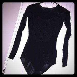 Black by night body suit H&M